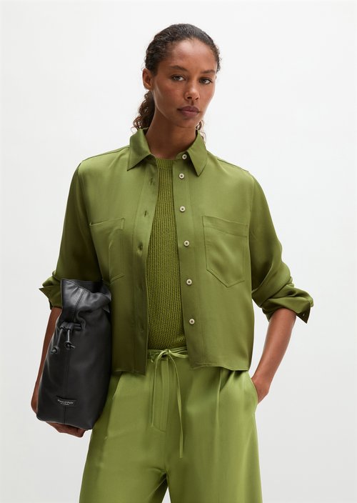 Overshirt relaxed — Shaded Fern