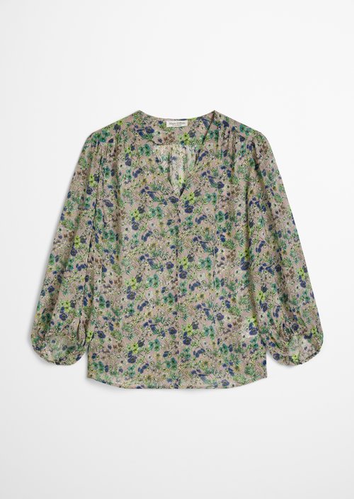 Relaxed print blouse — Light Pink