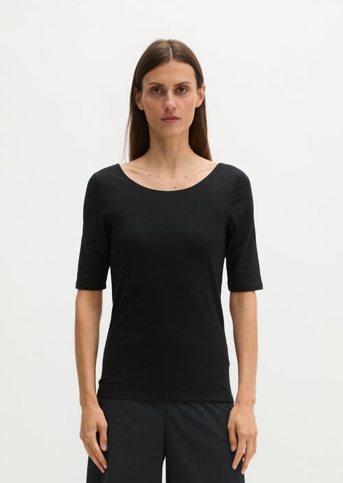 Slim-fit T-shirt — Black
