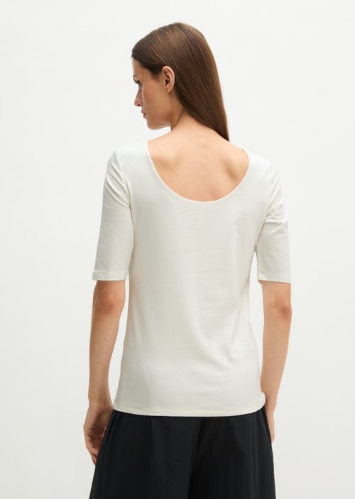 Slim-fit T-shirt — White Cotton