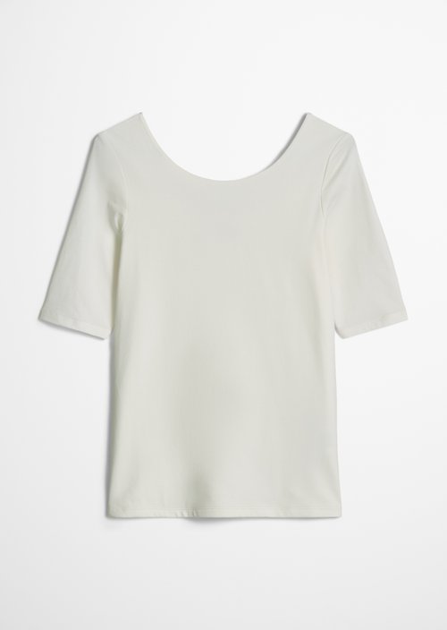 Slim-fit T-shirt — White Cotton