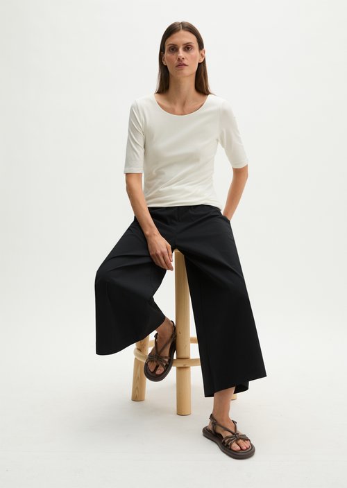 Slim-fit T-shirt — White Cotton