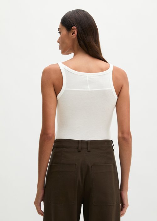 Tank top slim — White Cotton
