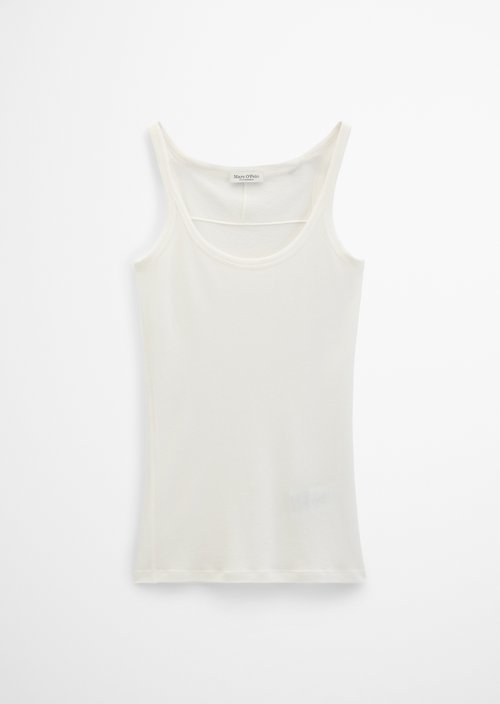 Tank top slim — White Cotton