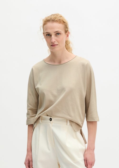 T-shirt oversize — Linen Beige