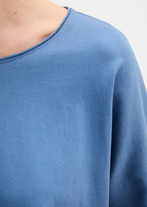 T-shirt oversize Provincial Blue en vue détaillée