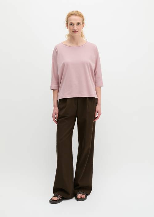 T-Shirt oversize Mild Rose in Frontalansicht