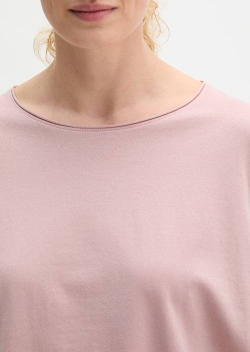 T-Shirt oversize Mild Rose in Detailansicht