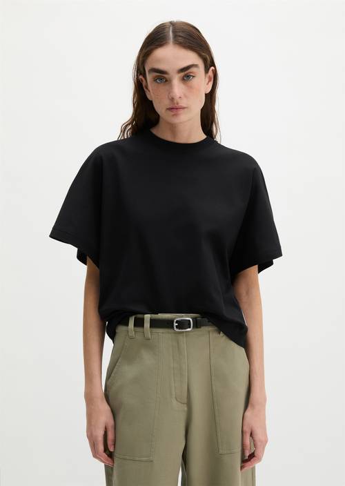 Relaxed T-shirt Black in vooraanzicht