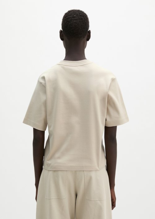 Relaxed T-shirt — Linen Beige