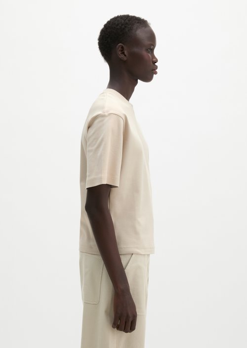 Relaxed T-shirt — Linen Beige
