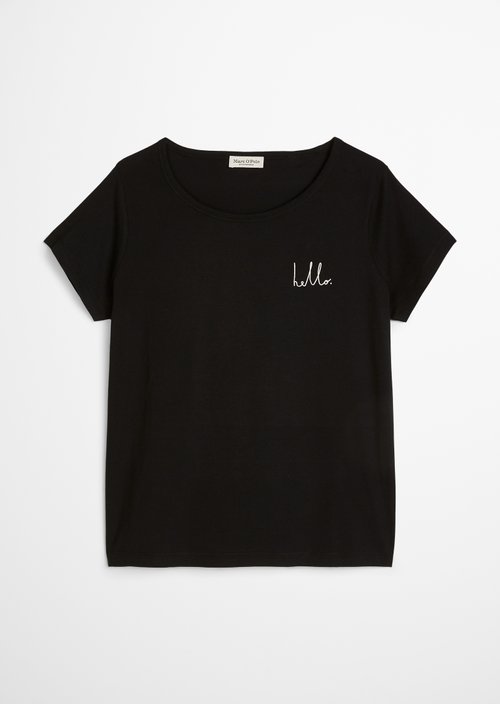 T-shirt regular — Black