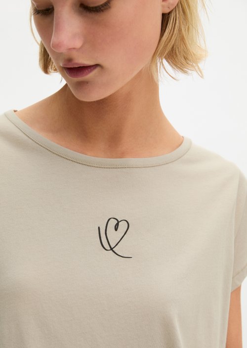 T-shirt regular — Linen Beige