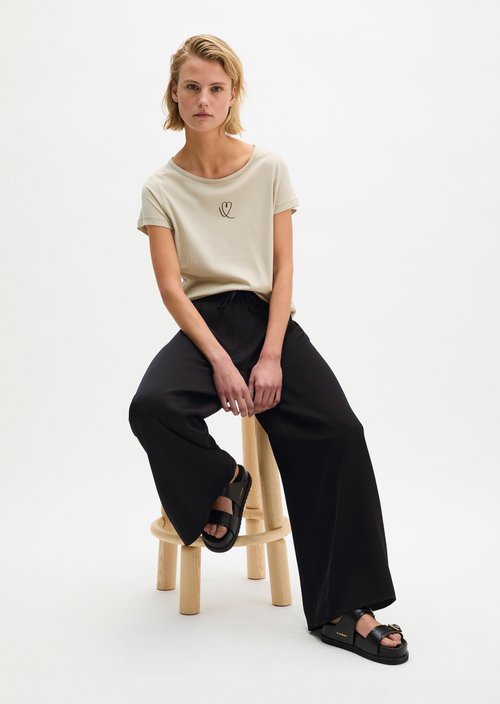 T-shirt regular — Linen Beige