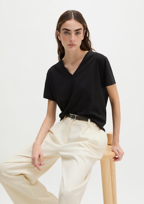 T-shirt regular — Black