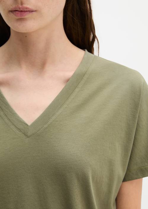 T-shirt regular Pure Sage en vue détaillée