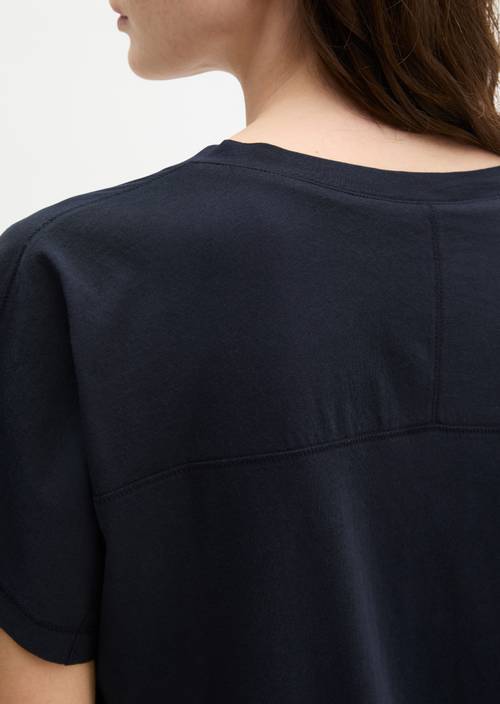 T-shirt regular Dark Navy in detail view
