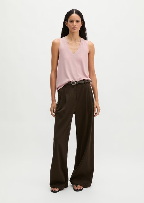 Regular jersey top — Mild Rose