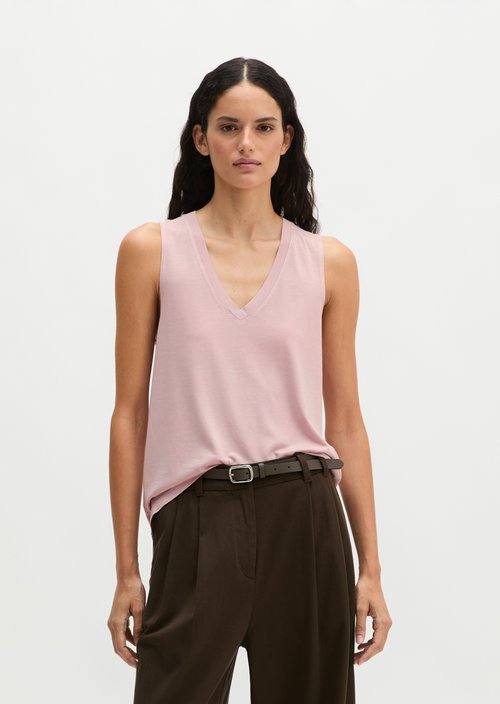 Regular jersey top — Mild Rose