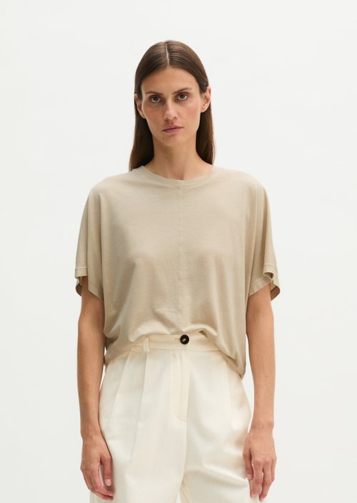 T-shirt regular — Linen Beige