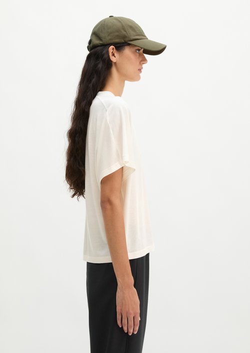 T-shirt regular — White Cotton