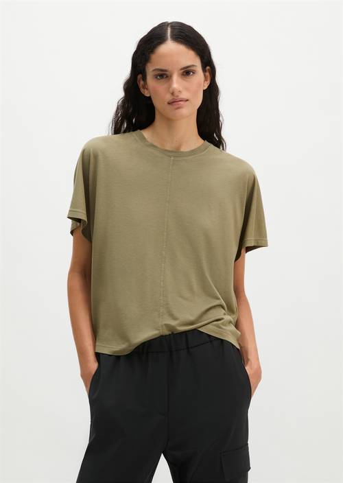 T-Shirt regular Pure Sage in Frontalansicht