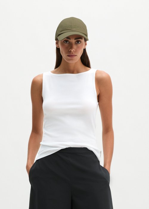 Regular tank top — White
