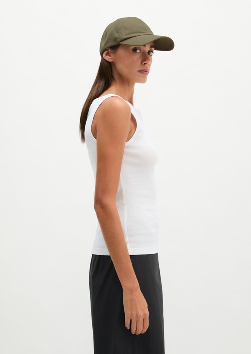 Regular tank top — White