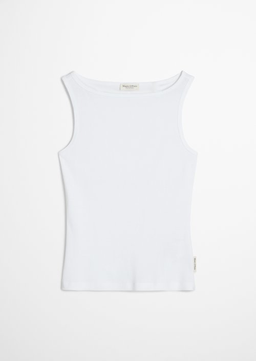 Regular tank top — White