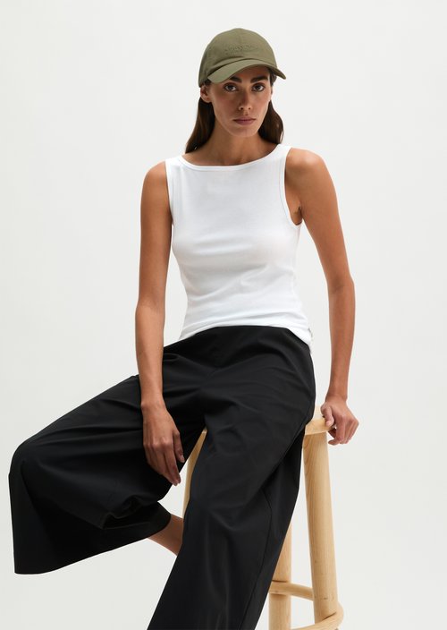 Regular tank top — White
