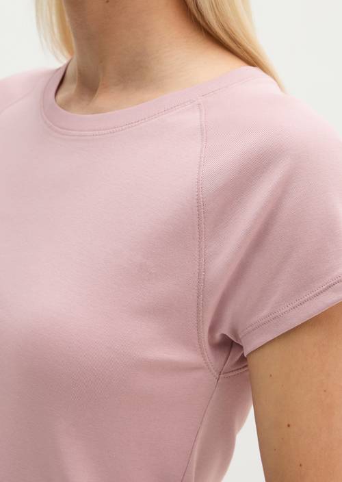 T-shirt slim Mild Rose in detail view