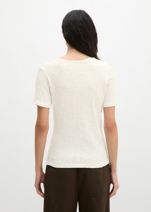 Regular T-shirt — White Cotton