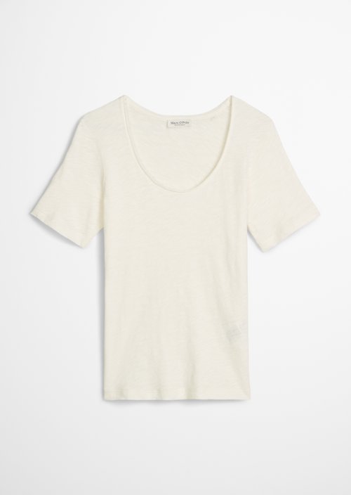Regular T-shirt — White Cotton