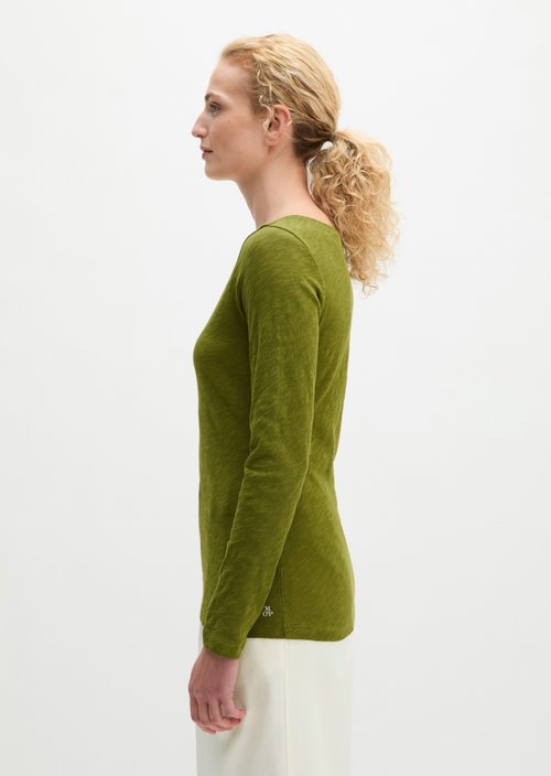 Submarine Long-Sleeve Shirt, Regular Fit — Shaded Fern