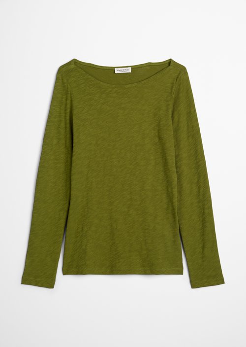 Submarine Long-Sleeve Shirt, Regular Fit — Shaded Fern