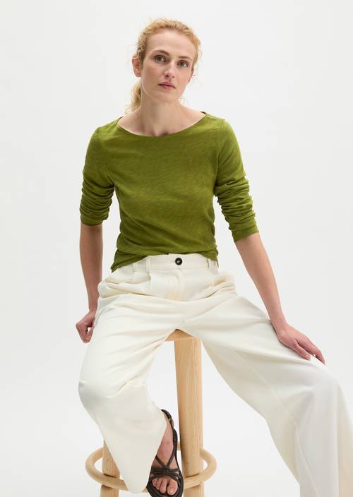 U-Boot-Longsleeve regular Shaded Fern in Frontalansicht