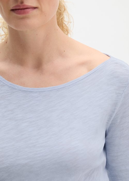 Submarine Long-Sleeve Shirt, Regular Fit — Morning Blue