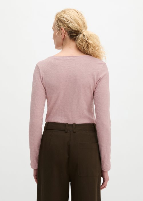 Submarine Long-Sleeve Shirt, Regular Fit — Mild Rose