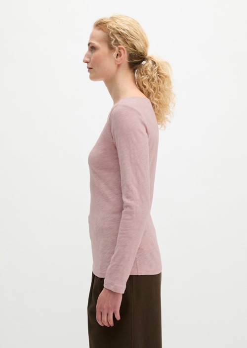 Submarine Long-Sleeve Shirt, Regular Fit — Mild Rose