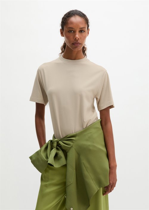 Relaxed T-shirt — Linen Beige