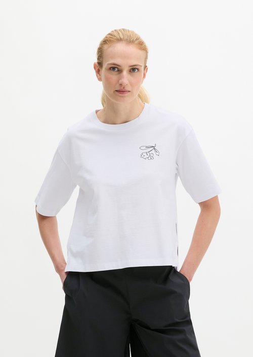 Oversized boxy sweatshirt — White