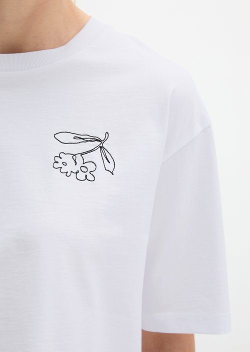 Oversized boxy sweatshirt — White