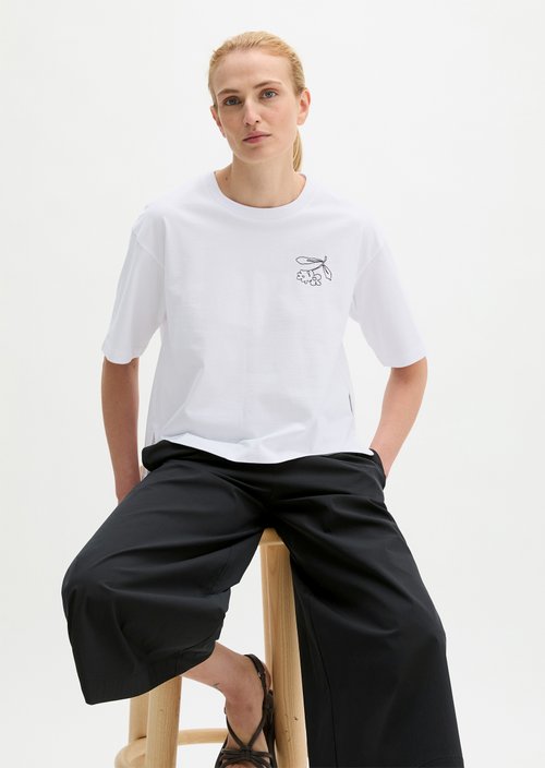 Oversized boxy sweatshirt — White