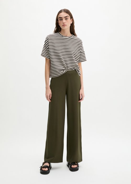 Jersey pants wide — Mossy Earth