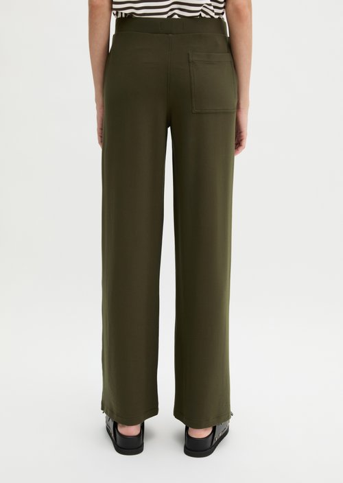 Jersey pants wide — Mossy Earth