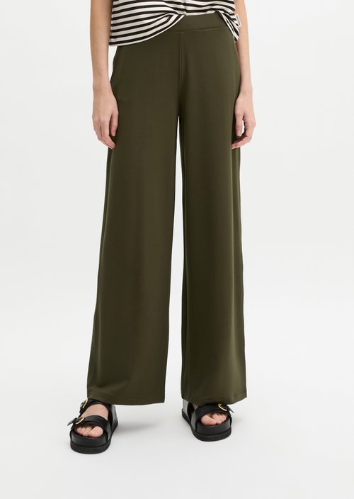 Jersey pants wide — Mossy Earth