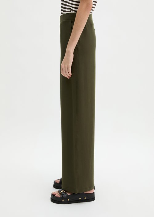 Jersey pants wide — Mossy Earth