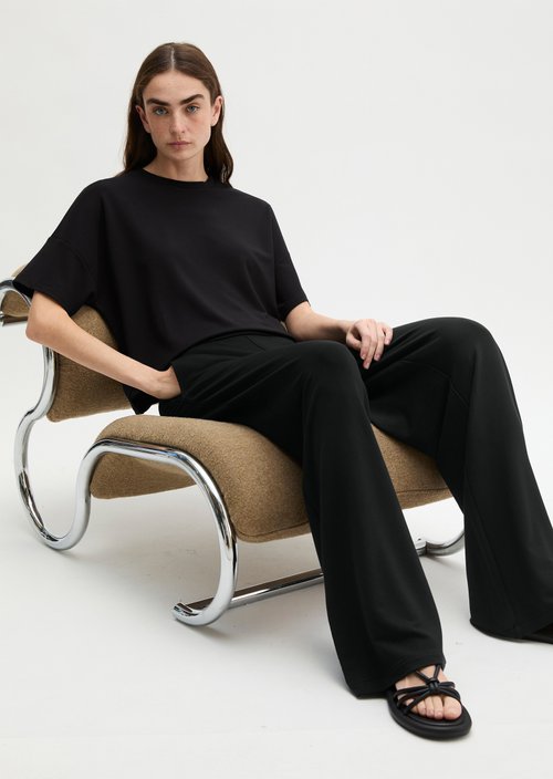 T-shirt oversize — Black