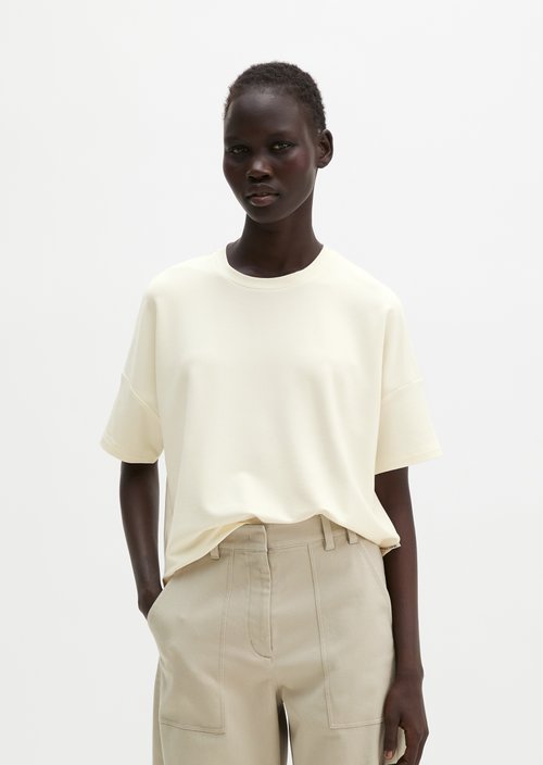 T-shirt oversize — White Cotton