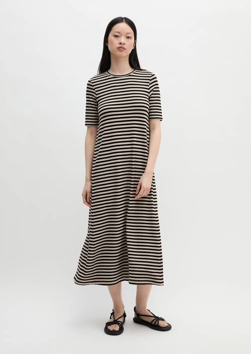 knee length long swim dresses Modest Two-Piece Swim Dress Set - Elbow Sleeves with Knee-Length Leggings